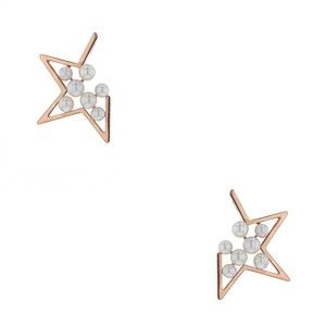 Tasaki cultured pearls and gold earrings